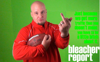Illustration for article titled "Bleacher Report Is The Worst Thing In The History Of Journalism" Is The Headline Bleacher Report Would Write For This Story